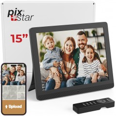 Cadre Pix-Star 15 pouces chargeur EU + UK Reconditionné