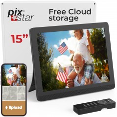 Pix-Star 15 inch Cloud & Wi-Fi Digital Picture Frame