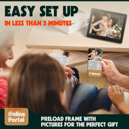 Pix-Star 10 inch Cloud & Wi-Fi Digital Picture Frame